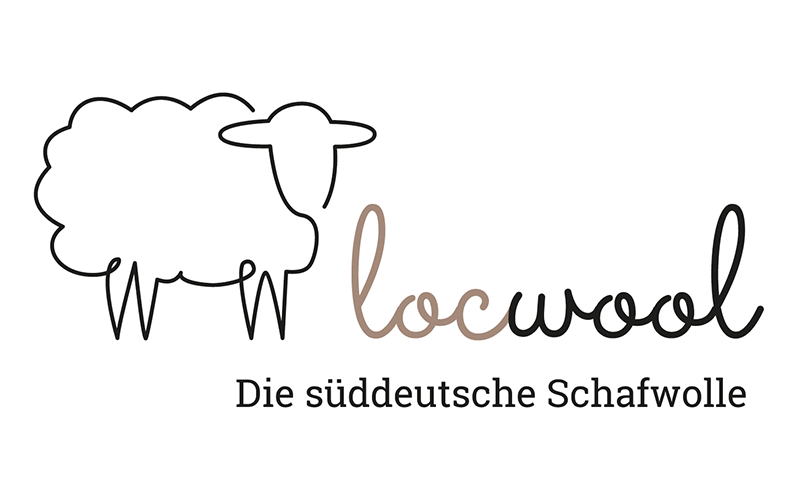 Logoentwicklung Locwool Die Süddeutsche Schafwolle
